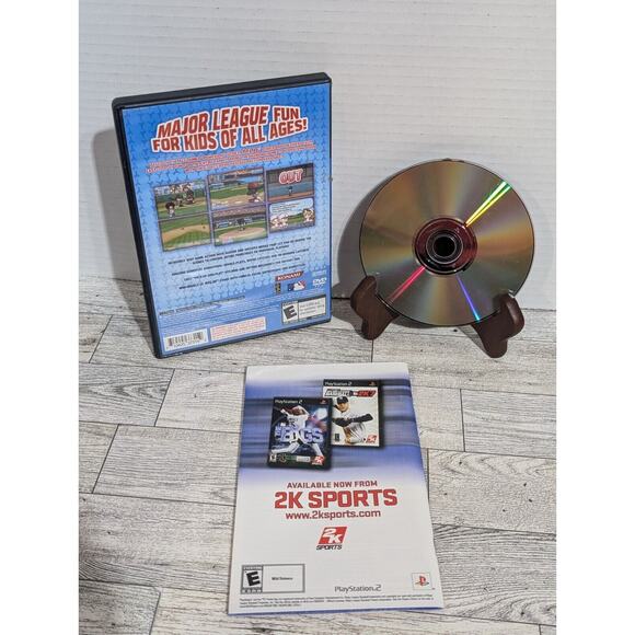 MLB Power Pros (Sony PlayStation 2, 2007) PS2 Black Label CIB Tested - Picture 2 of 2